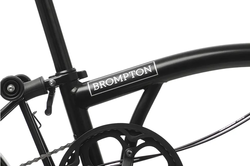 Brompton C Line 2-Speed Folding Bike 2025 in Matt Black-2